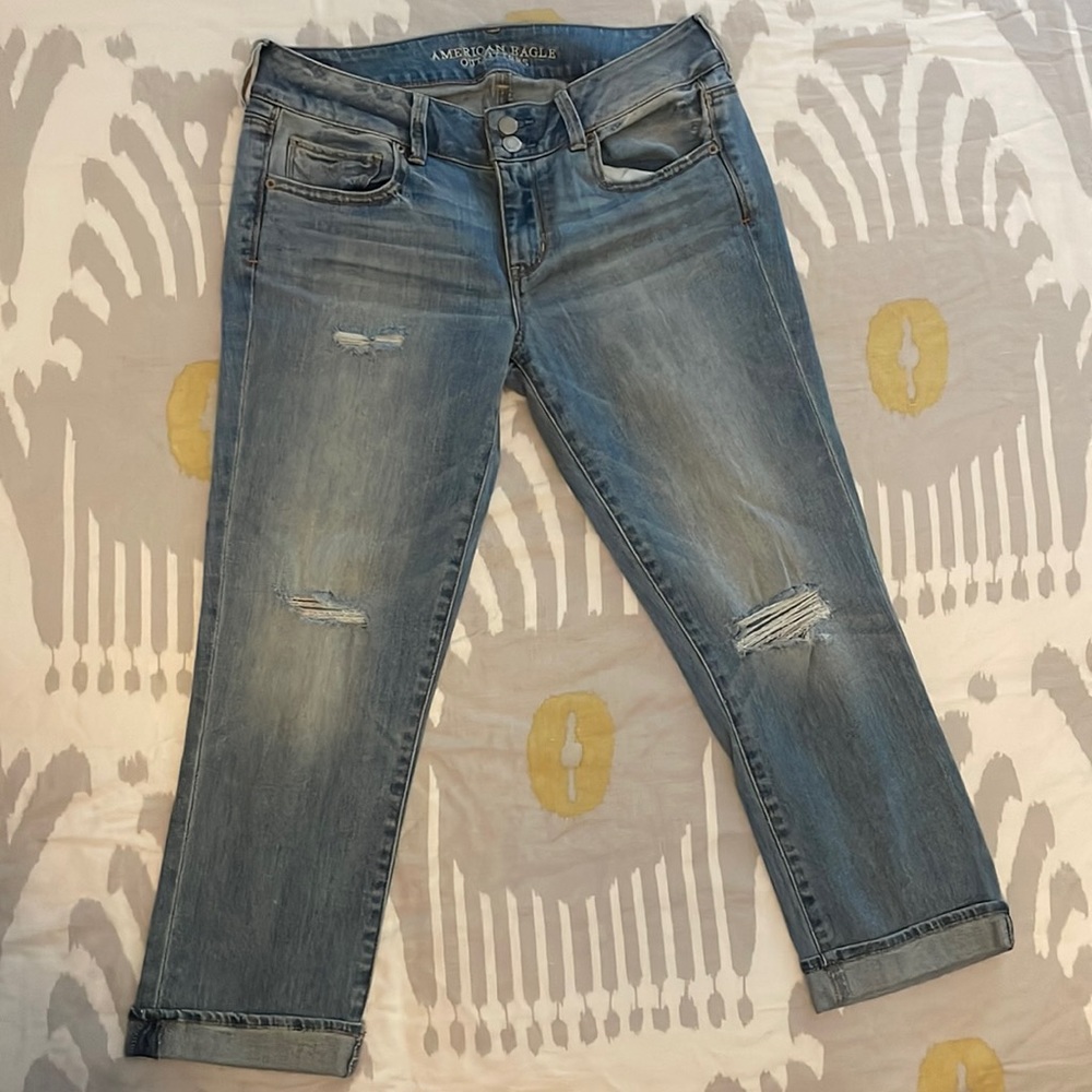 American Eagle Artist Crop jeans size 10